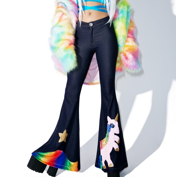 dolls kill bell bottoms